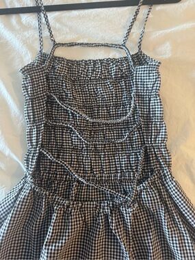 Solid & striped dress